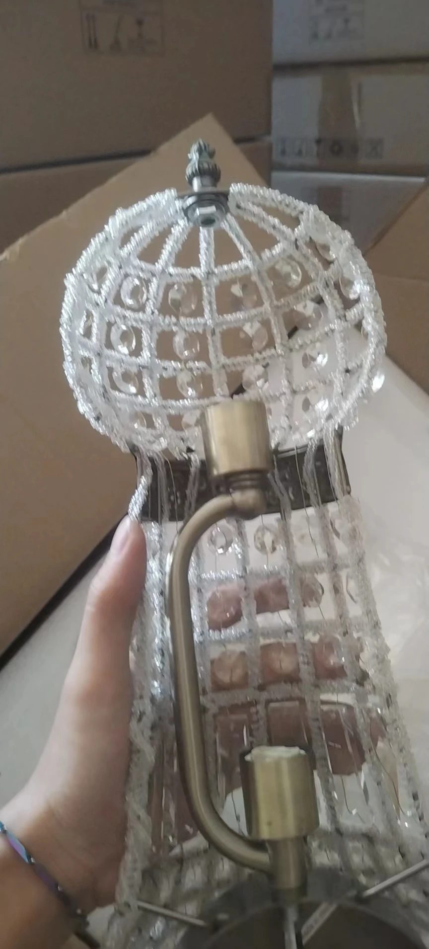 Retro Royal Empire Glass Crystal Chandelier Lights Decor Pendant Ceiling Lamp
