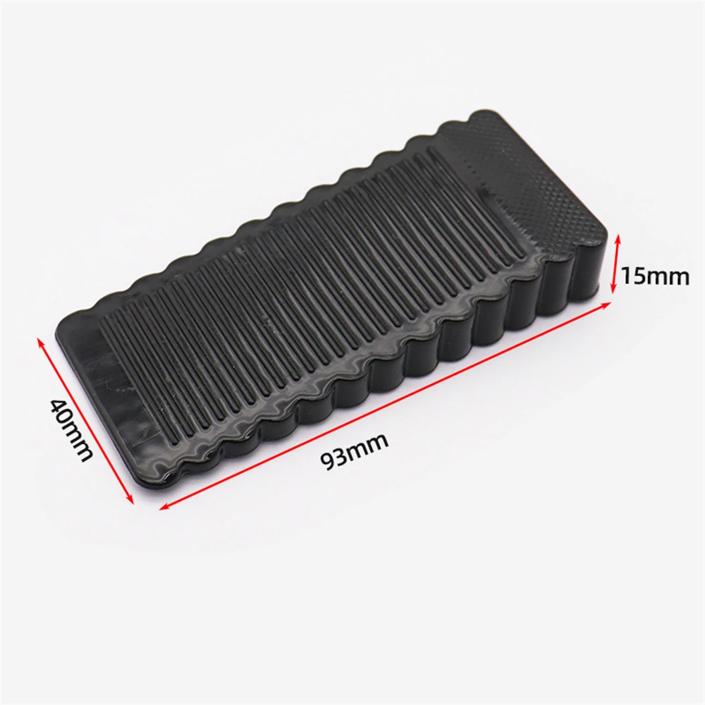 10PCS Door Stopper Thick Rubber Wedge Floor Carpet Heavy Duty Door Stop Security