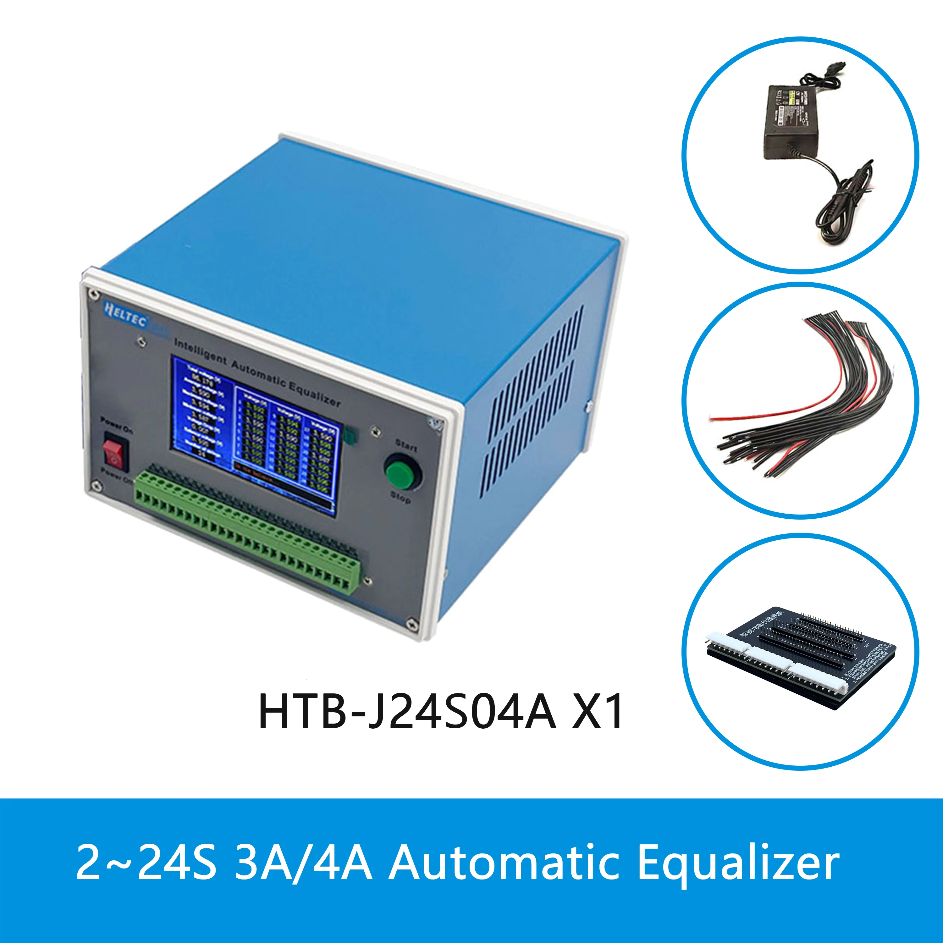 Heltec 1S-24S Lithium Battery Pack Single Cell Measurement Series String Voltage Intelligent Automatic Equalizer Li-ion Lifepo4
