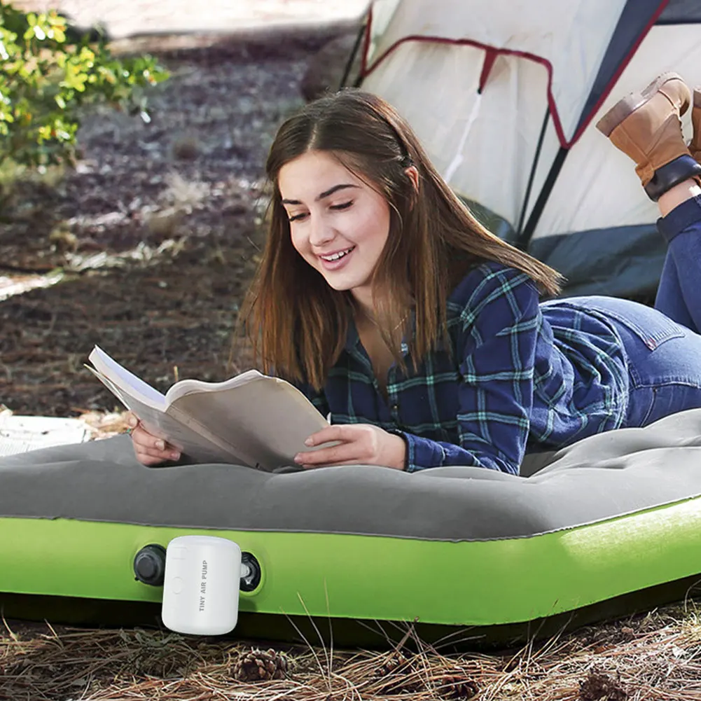 Electric Air Pump Portable Wireless Air Compressor Inflator/Deflator Pumps For Inflatable Cushions Air Beds Boat Swimming Ring