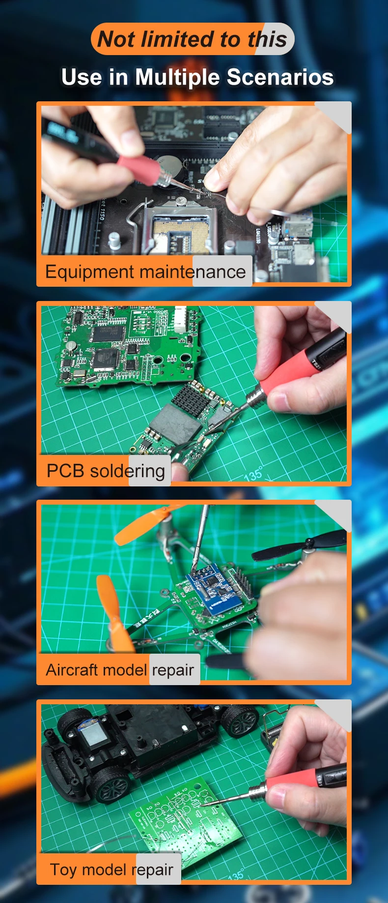 New Original MINIWARE TS21 Soldering Iron Fill Light Digital OLED Screen Multi-Language Smart Sensing Sleep Function Welding Pen DIY Tool Australia Local shipping