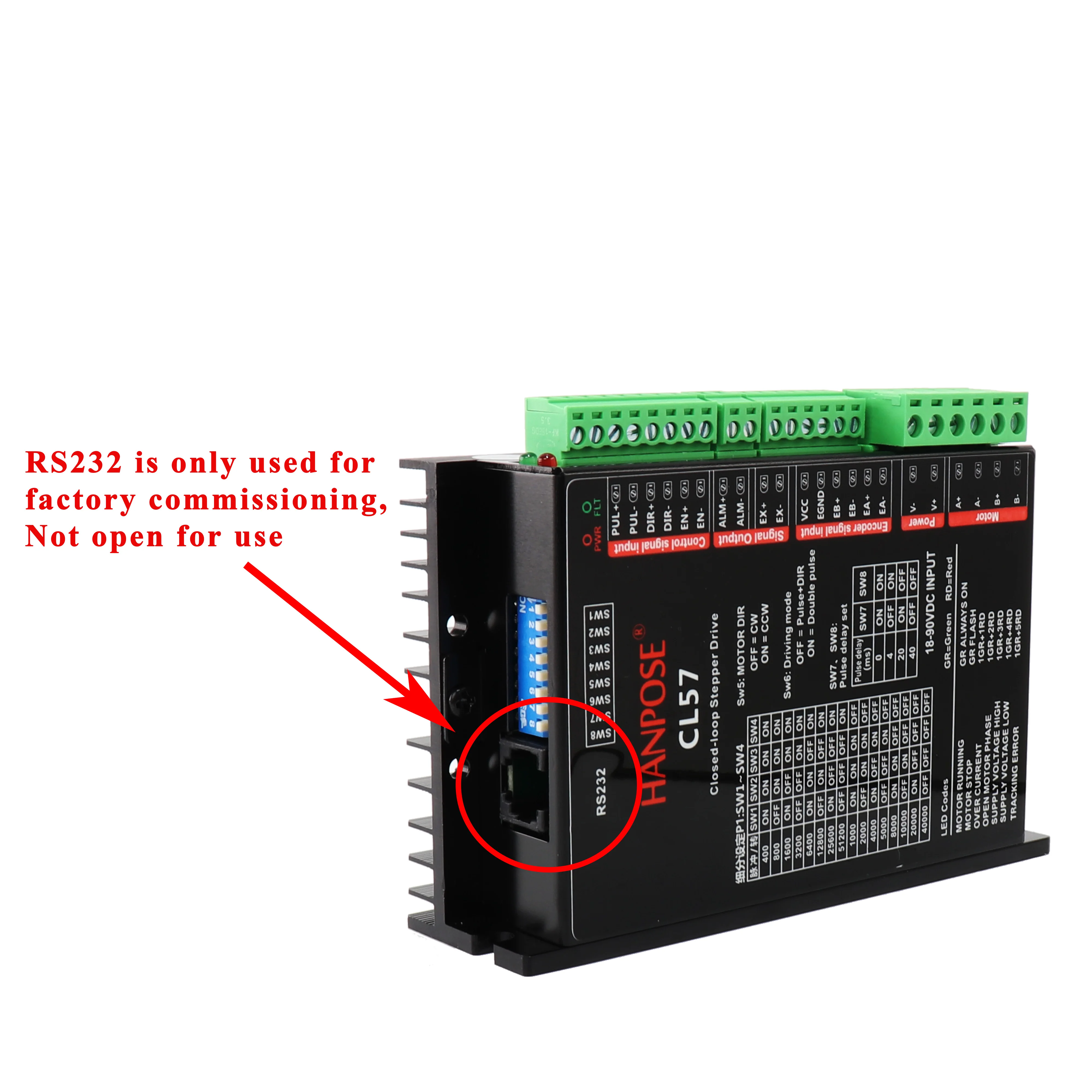 57CME26 Servo motor Stepper Motor 57EH83-56/100MM Hybrid Step-servo motor Nema23 Closed Loop 4A 2.6N.M +CL57 for CNC Router