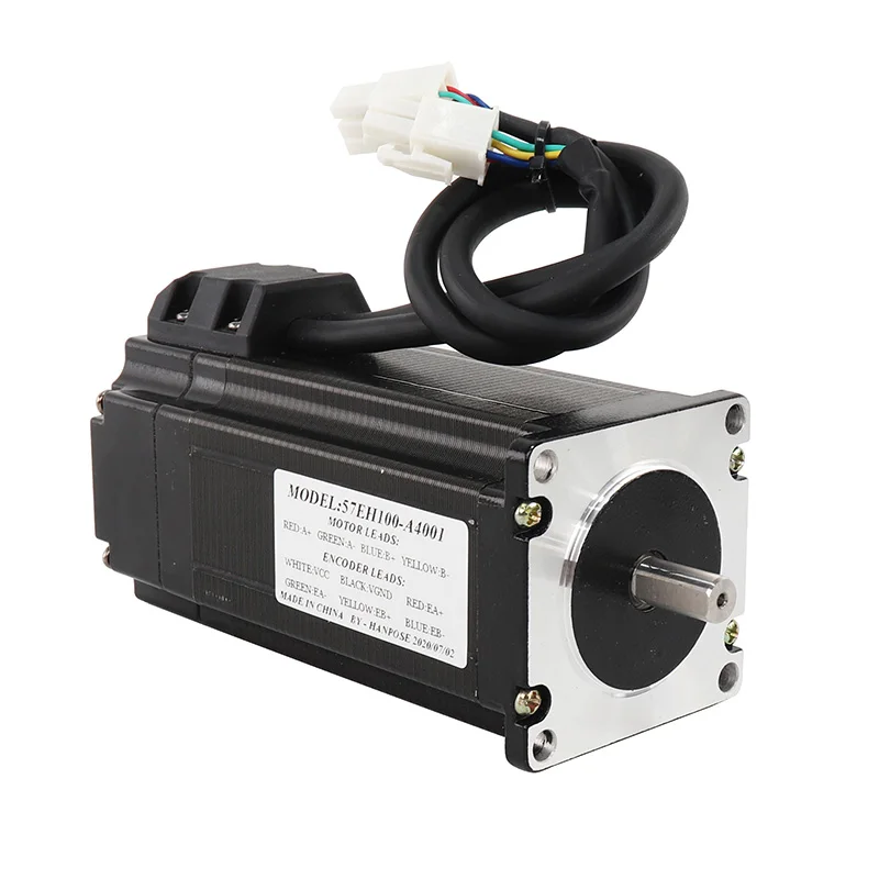 57CME26 Servo motor Stepper Motor 57EH83-56/100MM Hybrid Step-servo motor Nema23 Closed Loop 4A 2.6N.M +CL57 for CNC Router