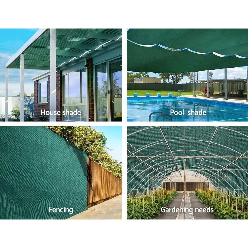 50 Percent Shade Cloth 3.66x30m Wide Heavy Duty Green Garden Shade Fabric