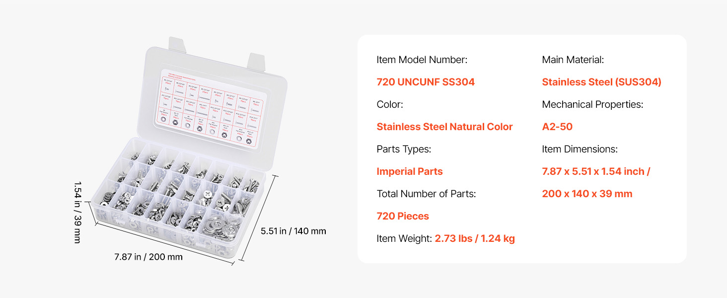SucceBuy 906 Pcs Bolts and Nuts Assortment Kit Metric Machine Screws and Flat Washers Alloy Steel M4 / M5 / M6/ M8 Multiple Size
