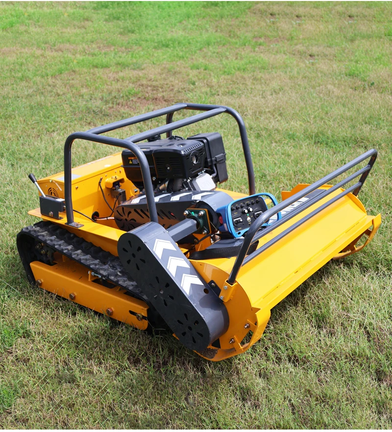 Remote-Controlled Lawnmower, Intelligent Lawn Mowing Robot, Grass Shredder, Zero-Speed Garden Tools, Garden Lawn