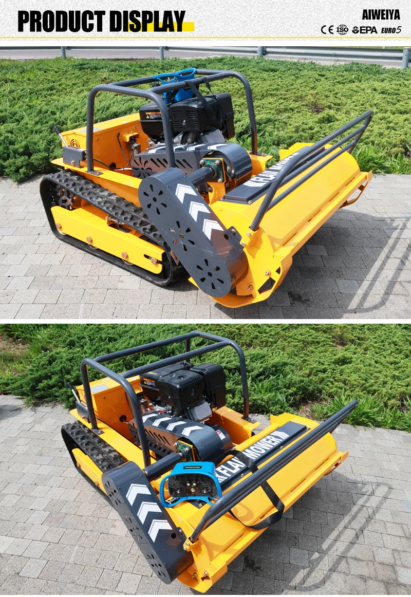 Remote-Controlled Lawnmower, Intelligent Lawn Mowing Robot, Grass Shredder, Zero-Speed Garden Tools, Garden Lawn