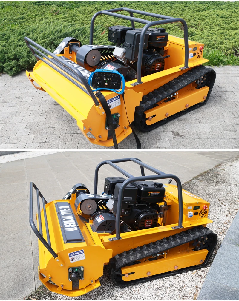 Remote-Controlled Lawnmower, Intelligent Lawn Mowing Robot, Grass Shredder, Zero-Speed Garden Tools, Garden Lawn
