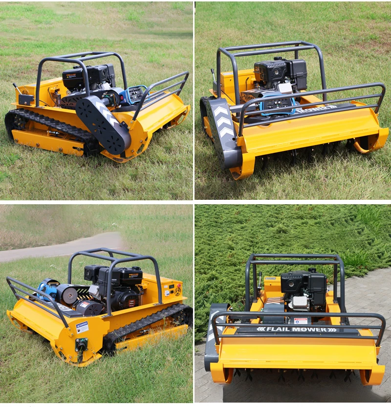 Remote-Controlled Lawnmower, Intelligent Lawn Mowing Robot, Grass Shredder, Zero-Speed Garden Tools, Garden Lawn