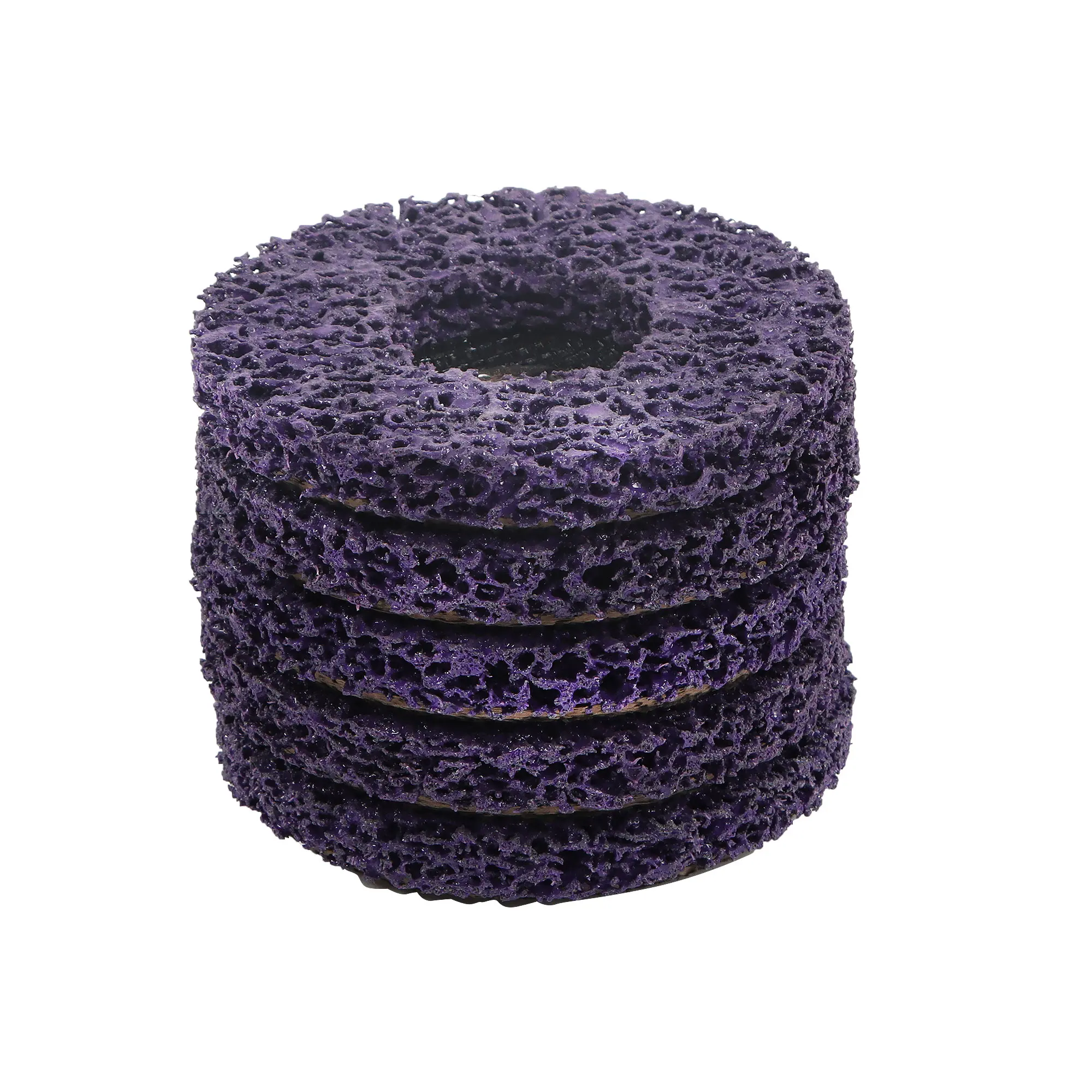 5-Pack Purple Diamond Grinding Wheel 46 Grit 5' 125mm X B 7/8'22.23mm X T 5/8' for Metalworking And Fabrication