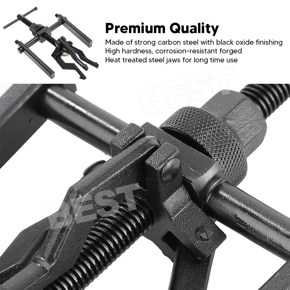 3 Jaw Pilot Bearing Puller Inner Wheel Gear Extractor Bushing Remover Tool Kit