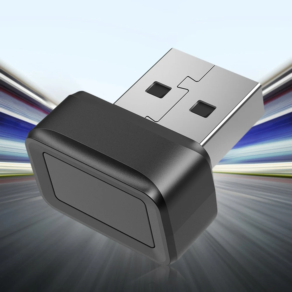 USB Fingerprint Key Reader Anti-Spoofing Portable Security Key Windows Hello Biometric Mini Security Key Dongle for PC Or Laptop