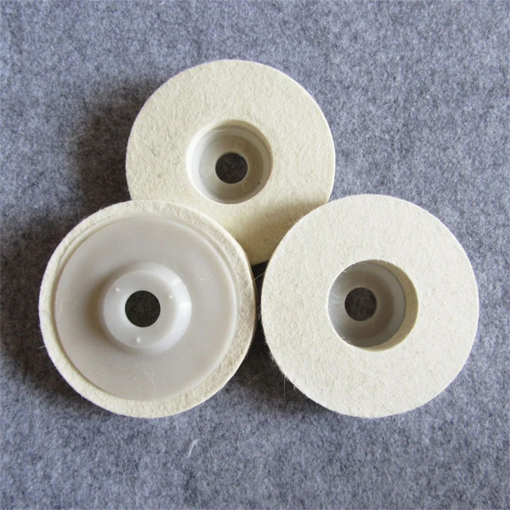 12MM Round Wool Buffing Pad Polishing Wheel Felt Buffer Disc for Angle Grinder