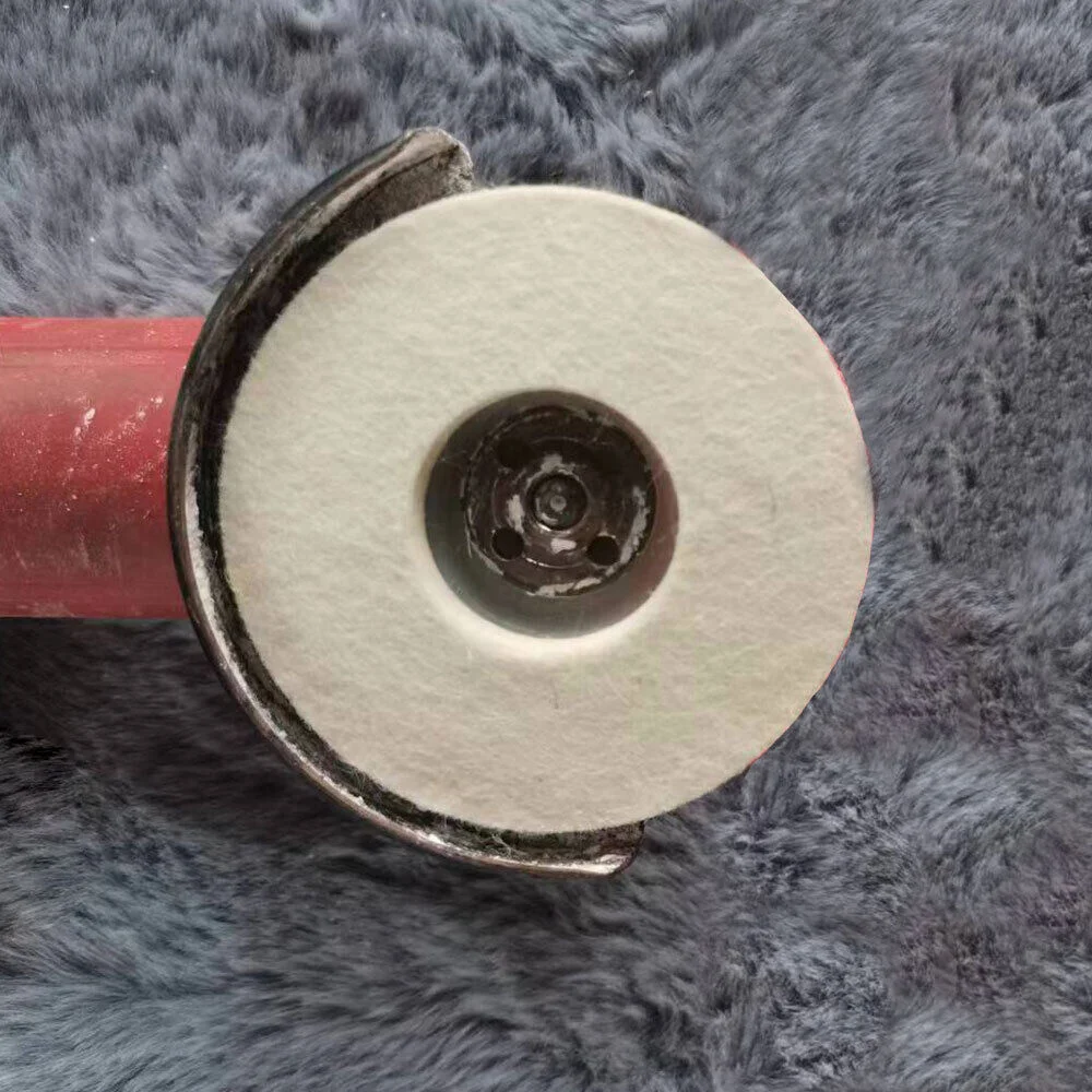 12MM Round Wool Buffing Pad Polishing Wheel Felt Buffer Disc for Angle Grinder