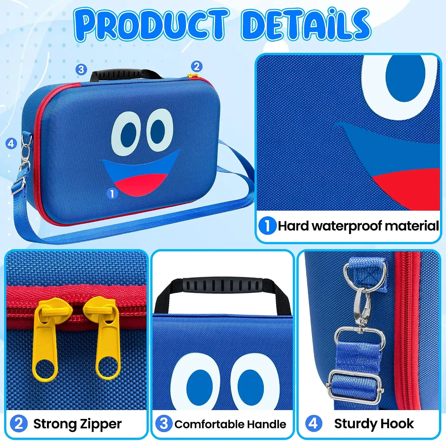 Kids Carrying Case(Box Only)For Little Tikes Story Dream Machine Books Starter Set, Storybooks, Character Collection