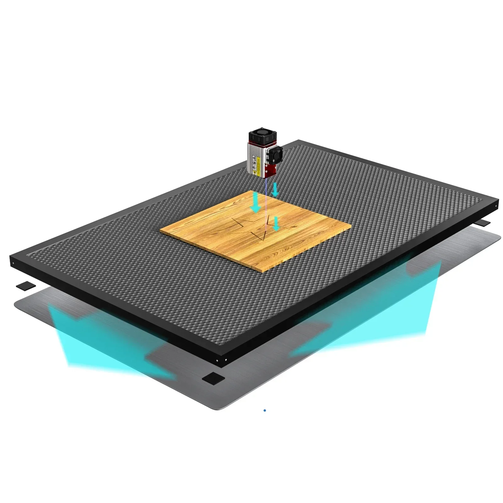 NEJE 530 X 850 mm Honeycomb Panels / Laser Bed / Laser Honeycomb Working Table for NEJE Max4 V2 Laser Engraver