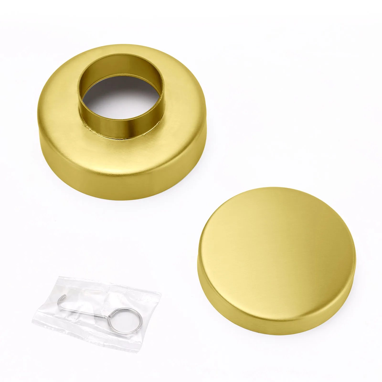 **Sydney Stocks** KYLINS SUS304 100mm Round Tile Insert Shower Grate Floor Drain Outlet Waste Brushed Gold Black Gun Metal