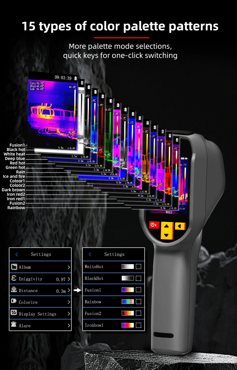 BSIDE 320*240 Thermal Imager HX2 NEW Camera Laser Thermographic HD Resolution For Circuit PCB Repair Pipeline Detection Medical