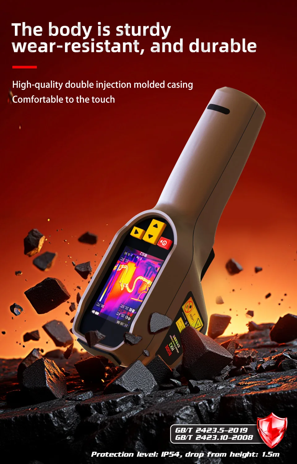 BSIDE 320*240 Thermal Imager HX2 NEW Camera Laser Thermographic HD Resolution For Circuit PCB Repair Pipeline Detection Medical