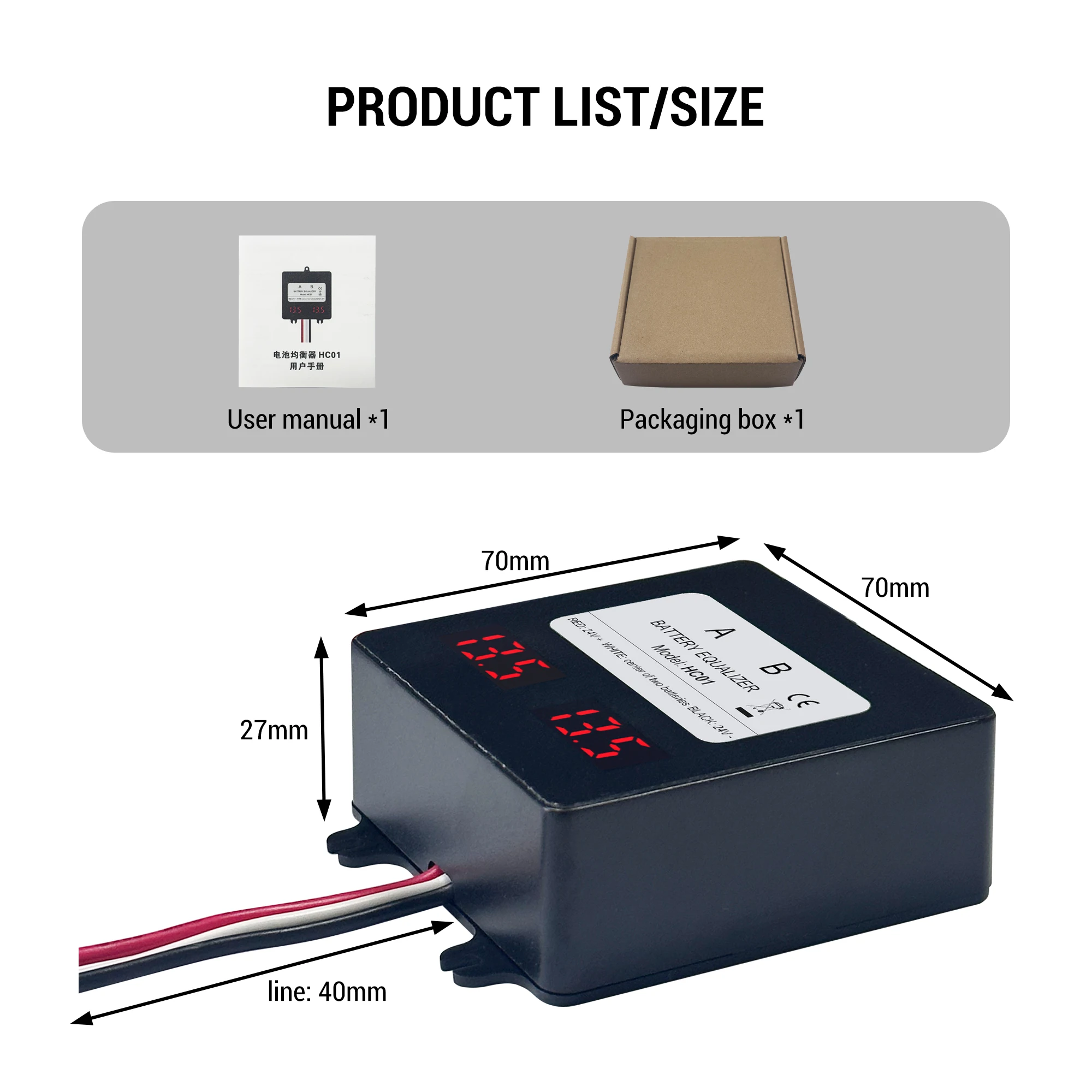Heltec 5A 4S 6S 8S Active Balancer/ 12V LCD Battery Equalizer for Lifepo4 Lipo LTO Battery/Lead Acid Battery
