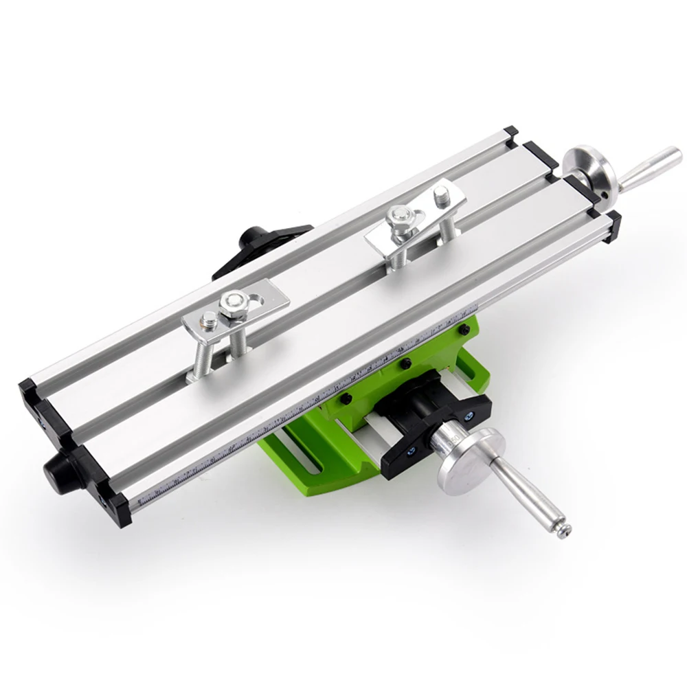 ALLSOME Mini Precision Milling Machine Worktable Multifunction Drill Vise Fixture Working Table Cross Slide Table