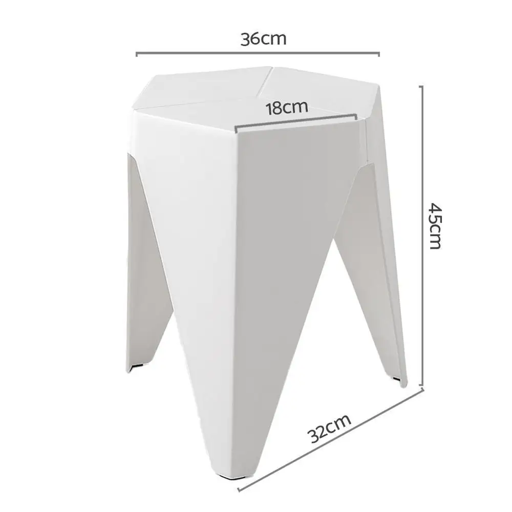 I’m drafting a fresh marketplace title from the product description, keeping it generic, English, and within the character restrictions.2 Piece Bar Stools Puzzle Style Plastic Foot Stool White Modern Stackable Lightweight Home Kitchen Seating