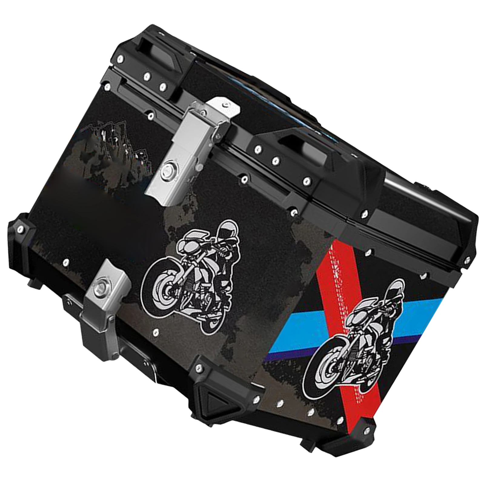 65L Motorcycle Aluminum Top Box Tail Rear Luggage Storage Tool Cases for BMW R1200GS R1250GS R1200GS 1200 GS LC ADV Helmet Box
