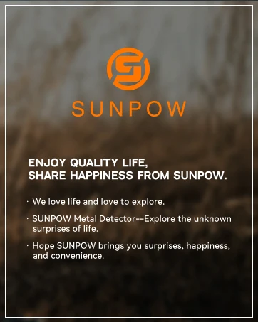 SUNPOW Premium Rechargeable Metal Detector Kit, 11" IP68 DD Coil 10" Depth, 6 Metal ID 5 Modes 24H Backlit LCD, Shovel Backpack Headphones for Gold Prospecting Beach Treasure Hunting