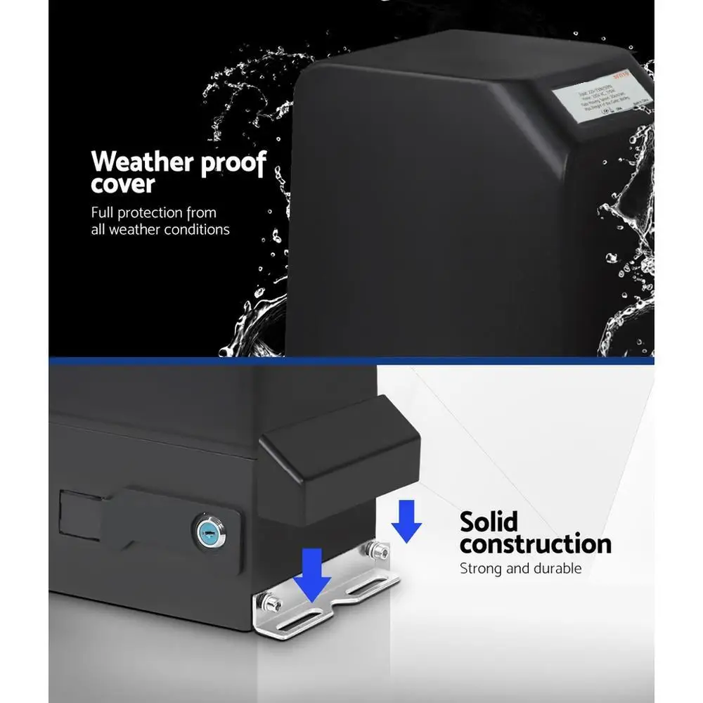 Automatic Sliding Gate Opener Kit with Keypad 4M 1000KG Heavy Duty Gate Motor Access Control System