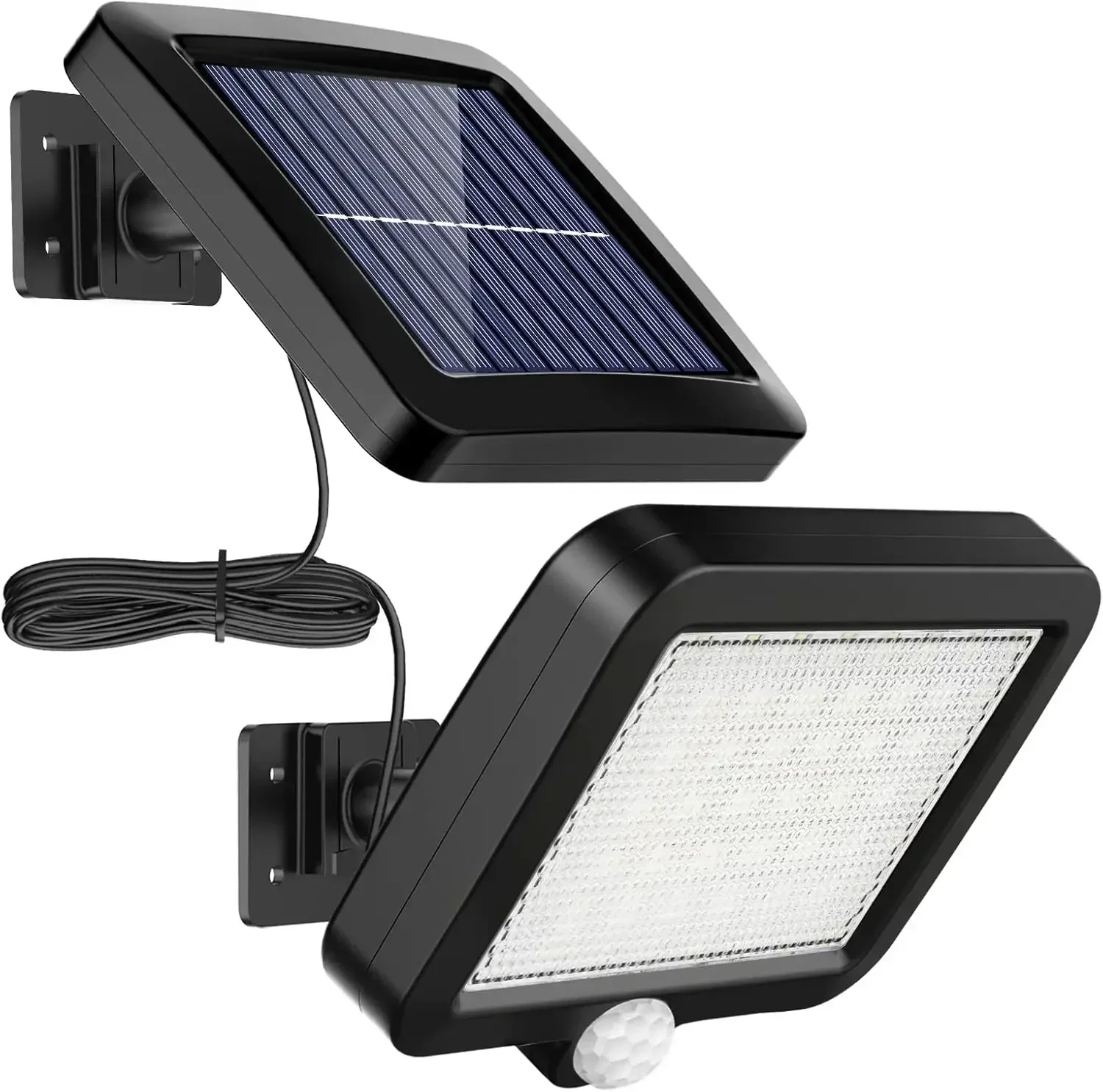 56LED Solar Lights Split Wall Lamp Motion Sensor Sunlight Light 3 Mode Outdoor Waterproof Emergency Street Garden Security Light