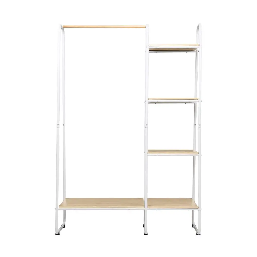 Artiss Style Wardrobe Clothes Rack Airer Coat Stand 150cm Metal Garment Organizer Home Storage Display Rack