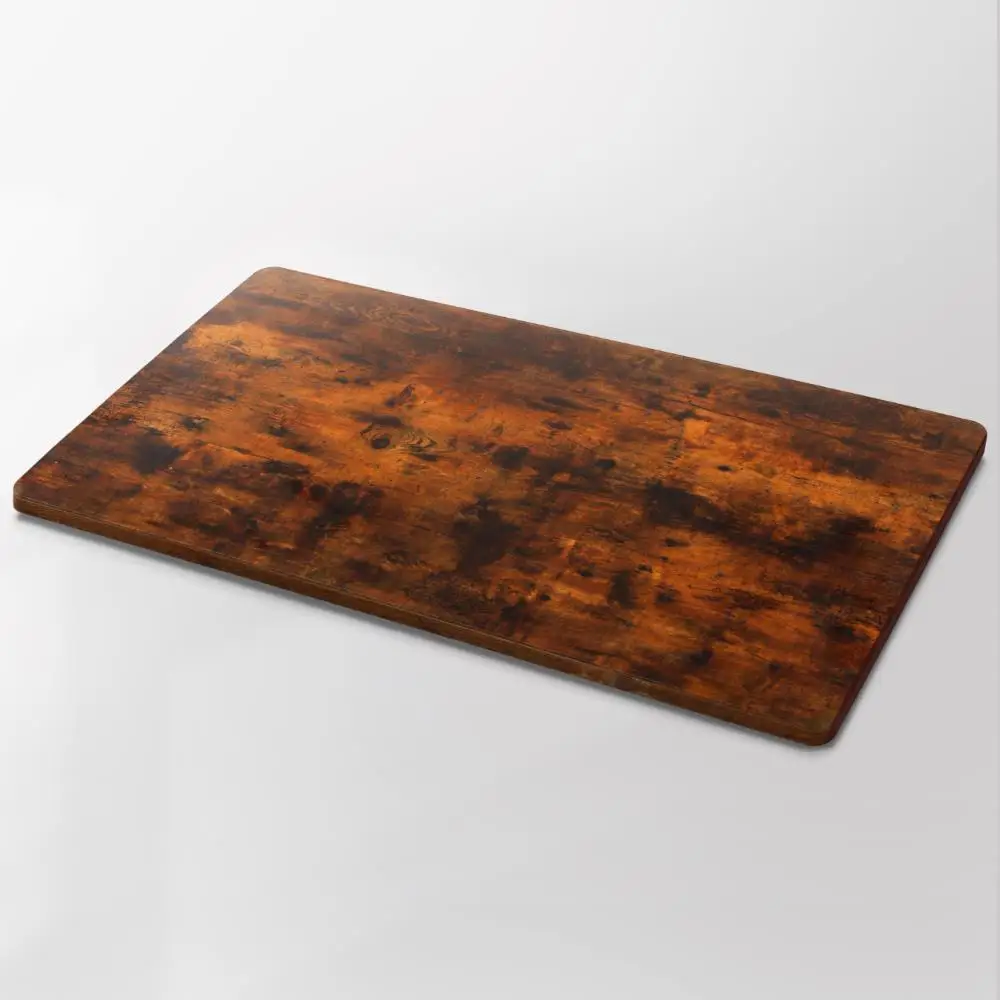 Rustic Brown 140CM Standing Desk Top Adjustable Height Desktop Workstation Panel for Home Office Use