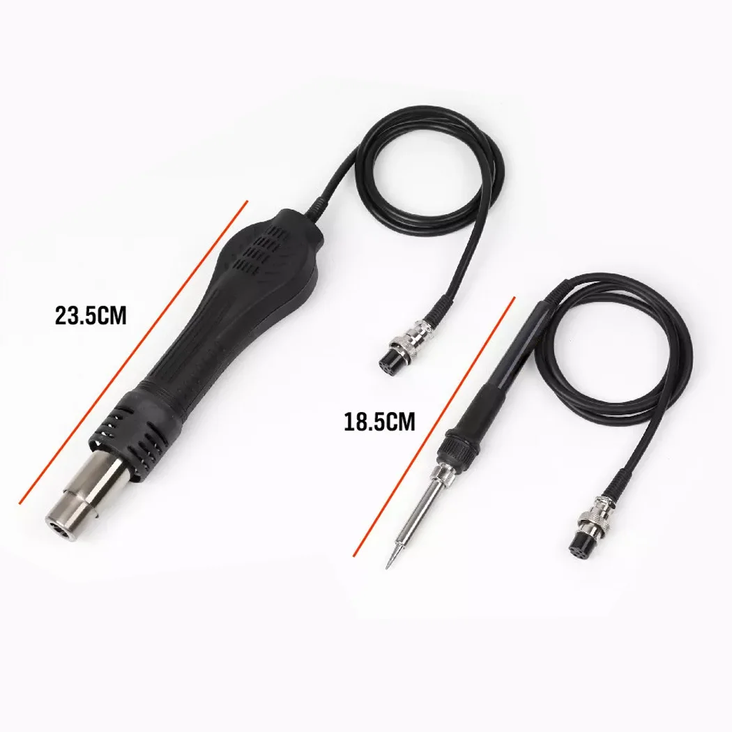 700W Solder Rework Station 2 in 1 Soldering Iron Kit Hot Air Heat Gun Station