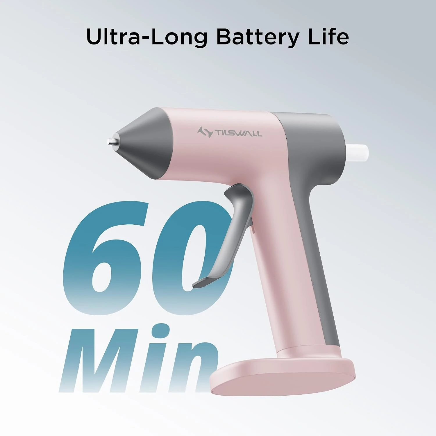 Cordless Hot Glue Gun 4V USB‑C Rechargeable Mini Hot Melt Glue Gun with Battery 30s Fast Heating, Anti‑Drip Nozzle, Comes With 7*140mm Hot Glue Sticks Portable Glue Gun For Crafts DIY Projects & Home Repairs