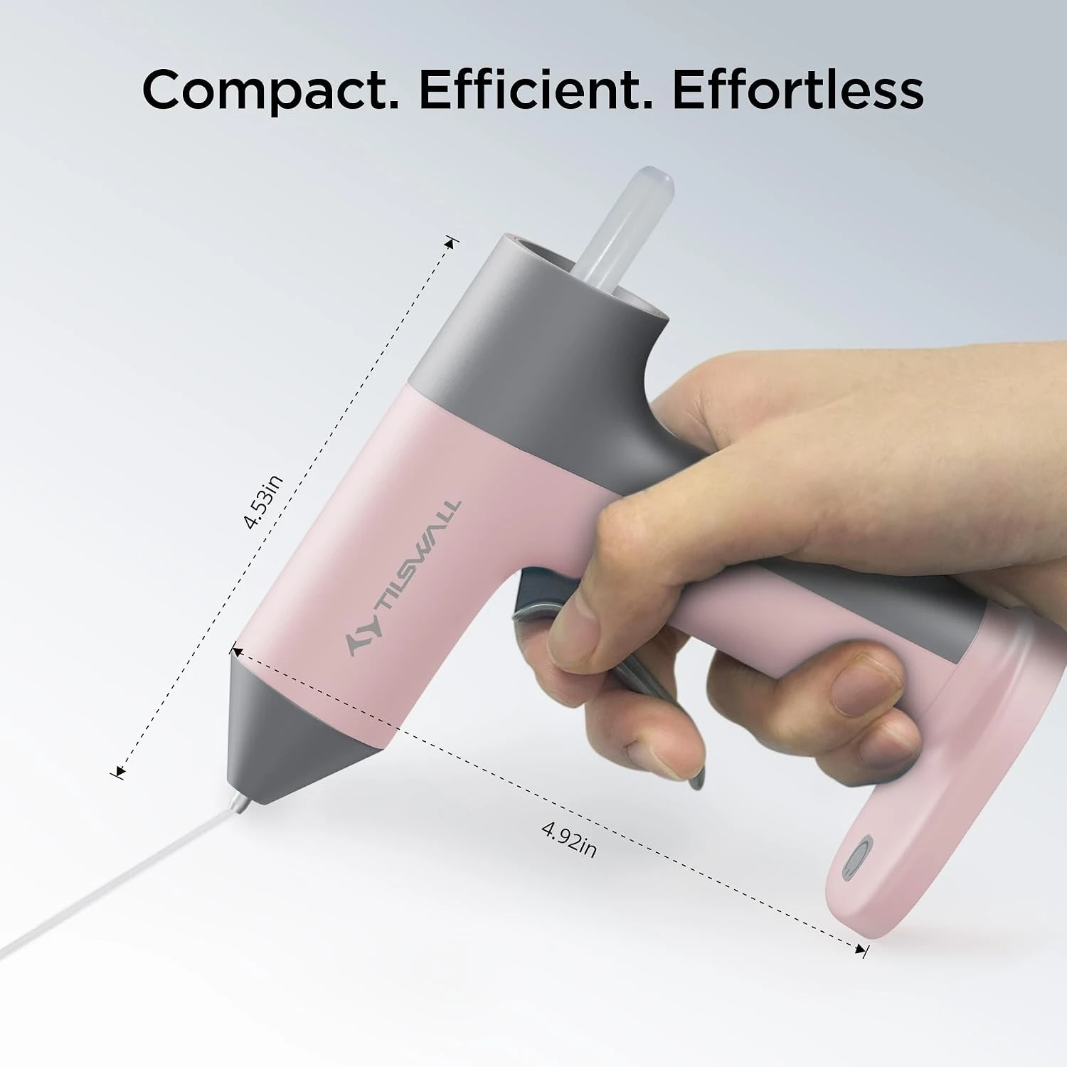 Cordless Hot Glue Gun 4V USB‑C Rechargeable Mini Hot Melt Glue Gun with Battery 30s Fast Heating, Anti‑Drip Nozzle, Comes With 7*140mm Hot Glue Sticks Portable Glue Gun For Crafts DIY Projects & Home Repairs