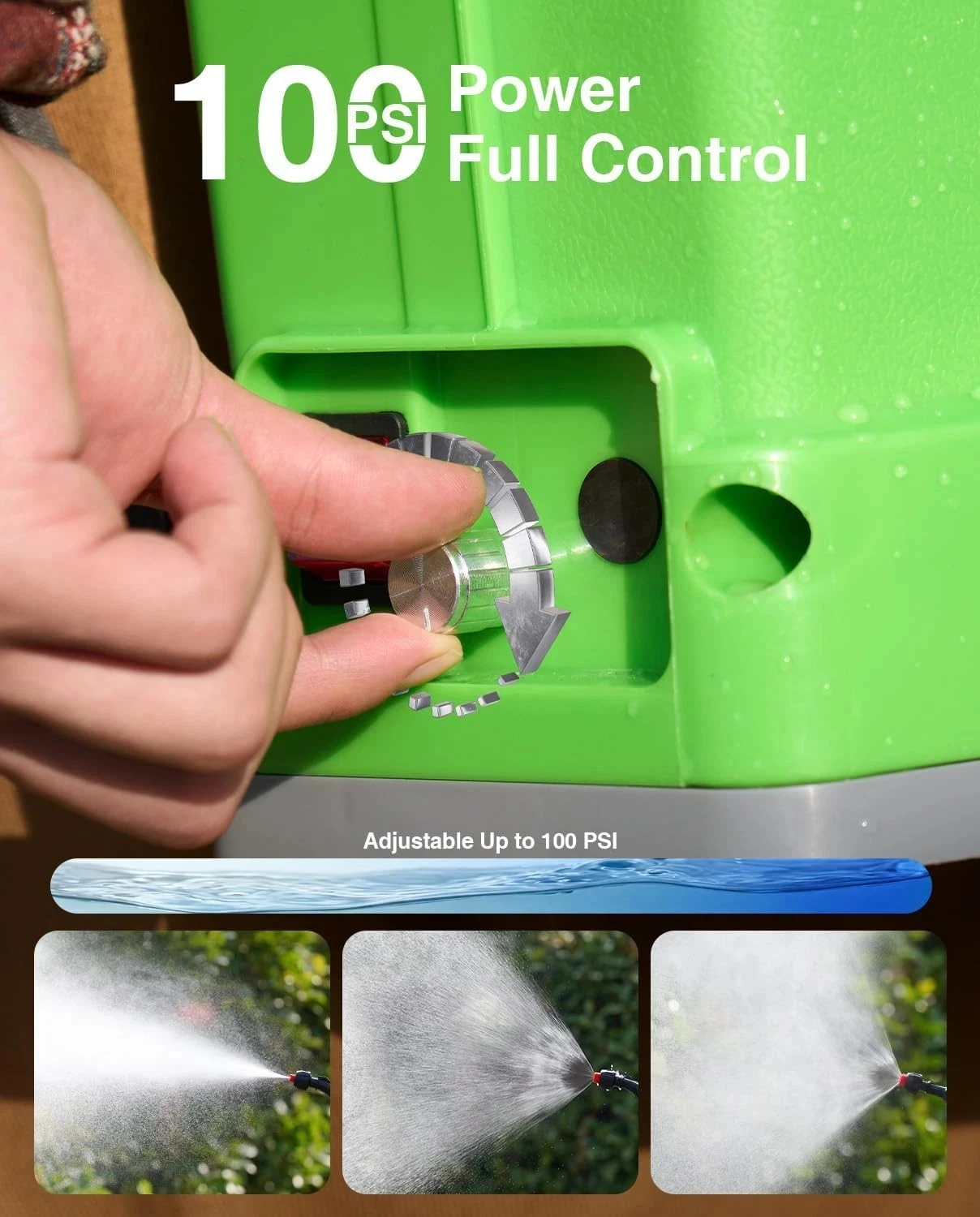 TaskStar Electric Sprayer 16L High Capacity Agricultural Pesticide Spray Tool 100 Pressure Knapsack Sprayer with 2 2000mAh Rechargeable Batteries & 6 Nozzles