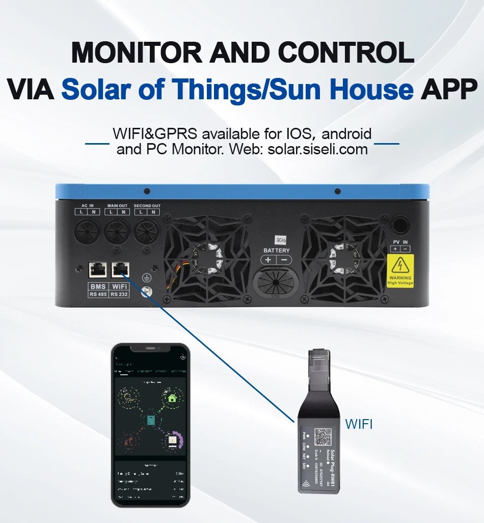 EASUN POWER 6.2KW 48V Off Grid Hybrid Solar Inverter Pure Sine Wave Built-in 120A MPPT Solar Charge Controller PV 60V-500VDC Home Solar Power System Suitable for Australian Homes Shipped from Australia Local Warehouse