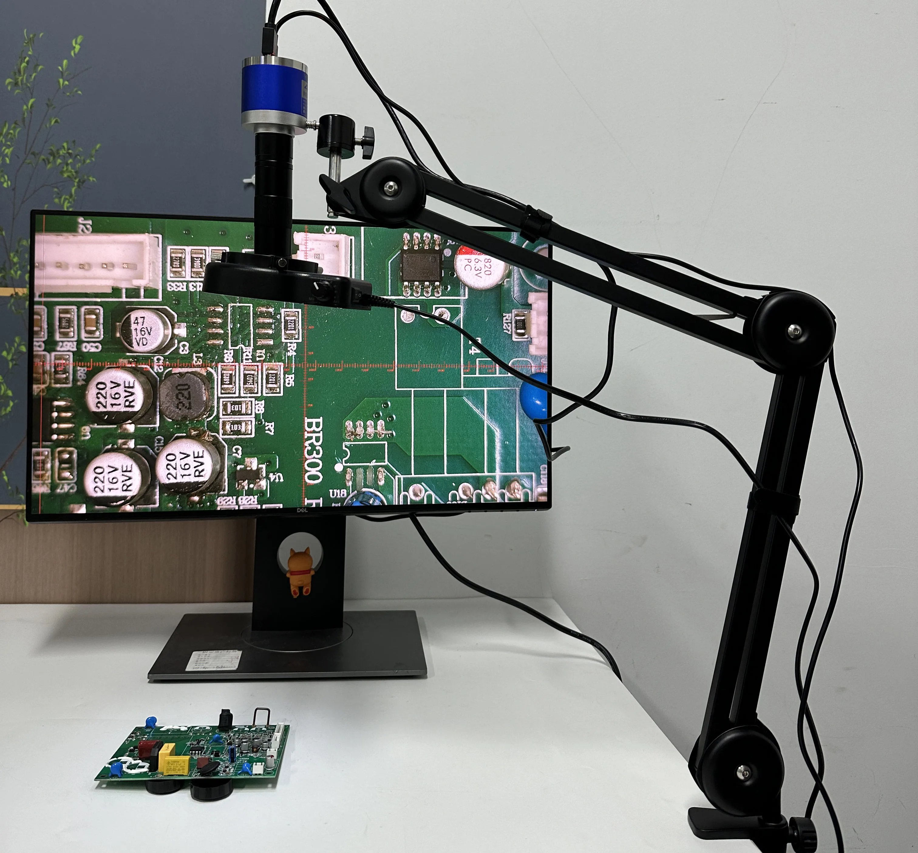 Yizhan 4K 60MP Soldering Microscope HD 1080P Digital Microscope 48MP HDMI USB Interface 1-150X Lens Remote Control 5-100cm Work