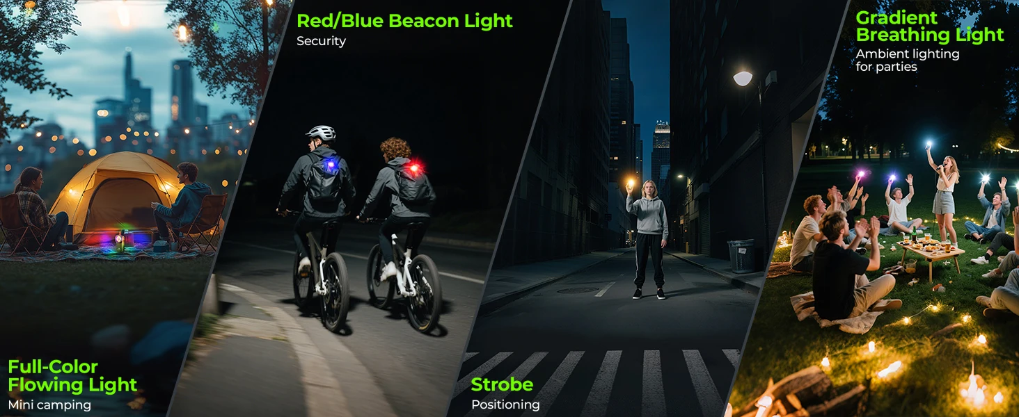 Wurkkos HD03 Clip-On Flashlight 680LM USB-C Rechargeable Pocket Flashlight Mini Spotlight/Work Light Portable EDC RGB Flashlight Magnetic Compact Flat Flashlight Ideal for Camping Repairs, and Cycling Shipped from Australia