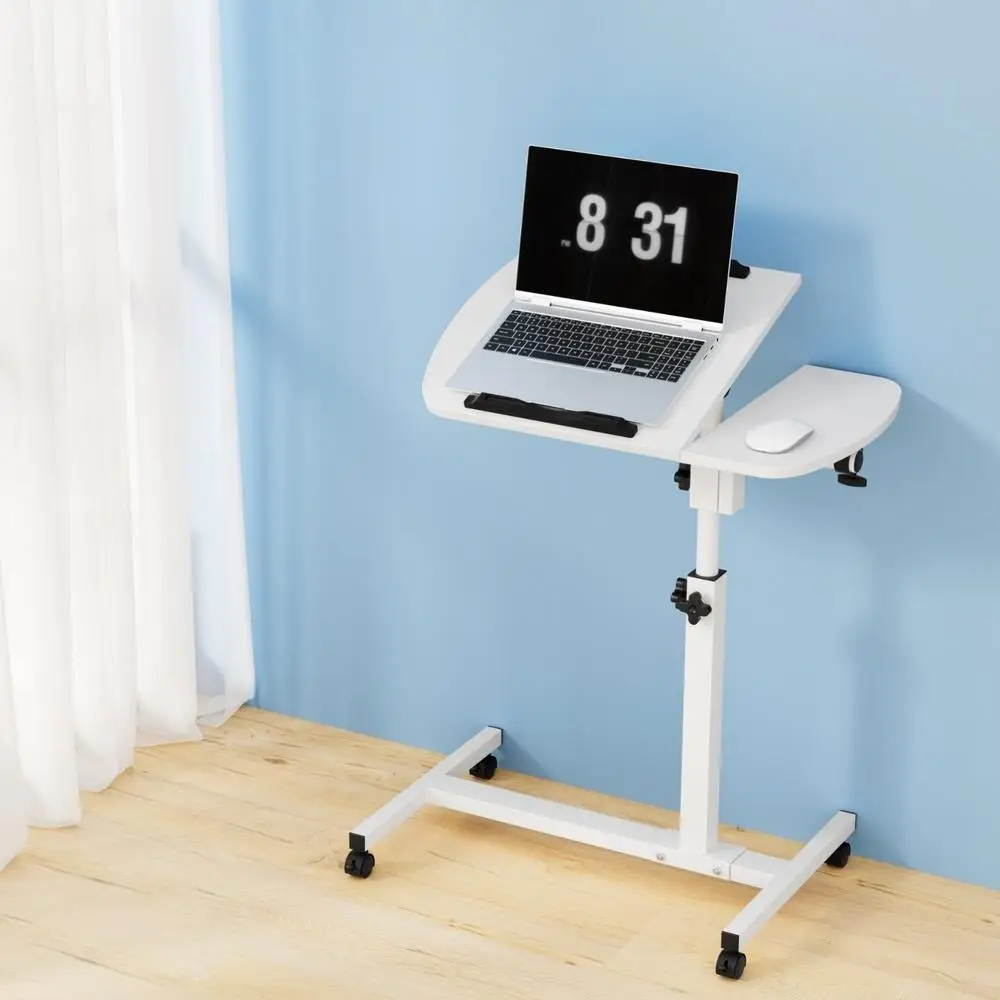 Laptop Desk Table Fan Cooling White 60CM Portable Quiet Adjustable Air Circulator for Home Office Bedroom USB Powered Desktop Cooler