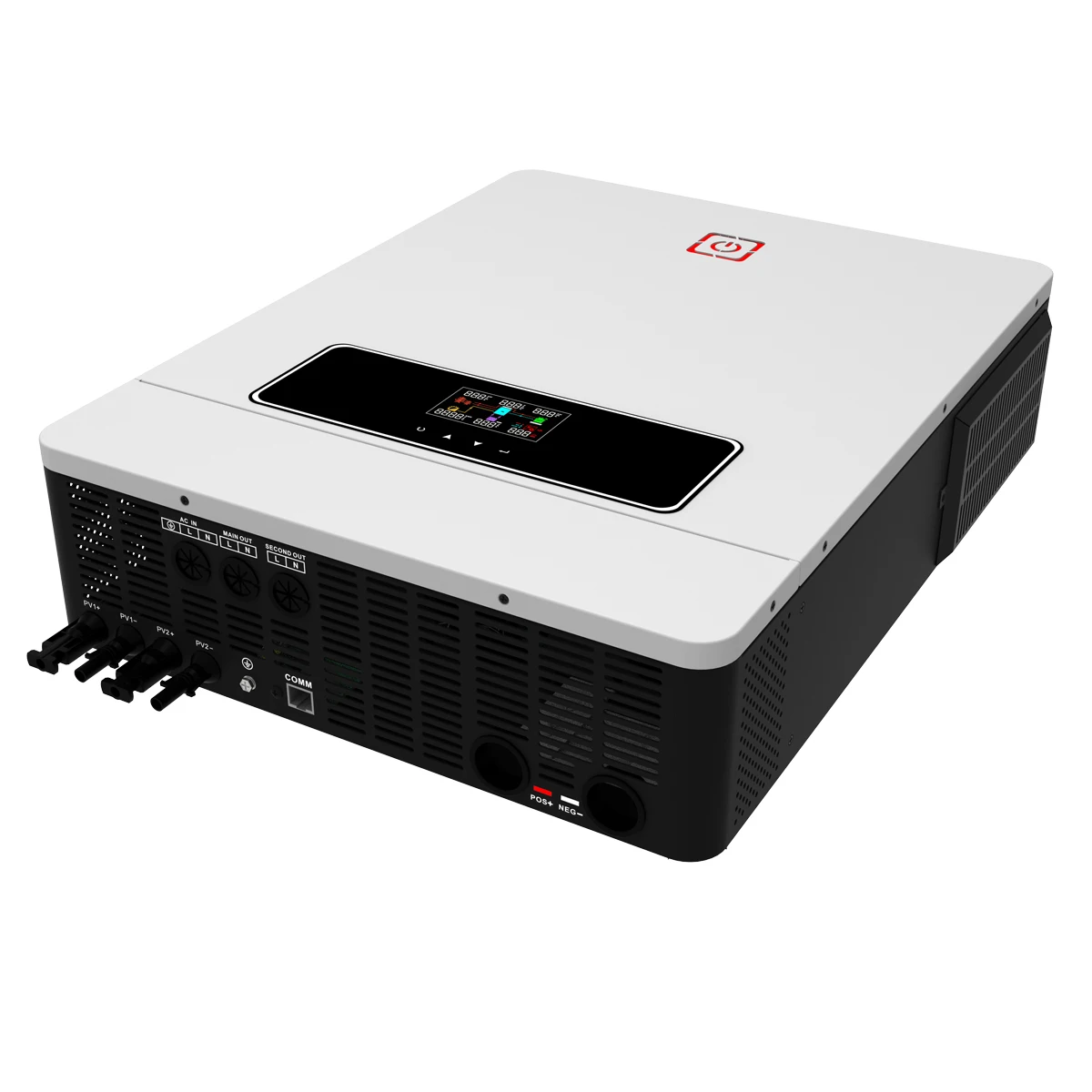 Y&H 10.2KW Hybrid Solar Inverter 48V 230V Pure Sine Wave Off Grid On Grid Inverter MPPT 160A Solar Charger for Lithium Battery Home Energy Storage System with BMS WiFi(Optional), Local Warehouse Fast Delivery