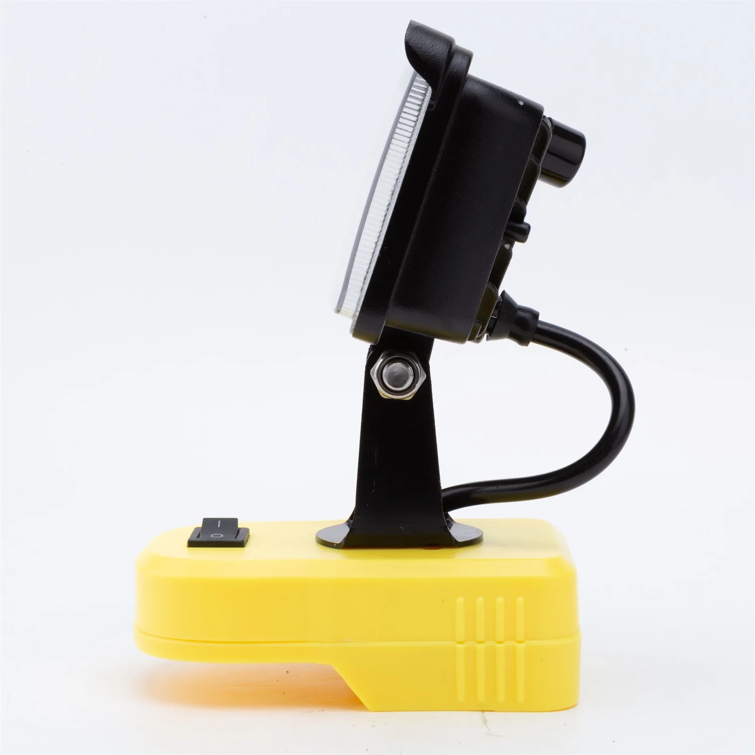 1pcs Portable LED Work Light Compatible with For Ridgid AEG 18V Lithium-ion Battery W/USB Port Outdoor Emergency Lighting for Workshop Camping Cordless Rotatable Single Head Lamp(NO Battery)