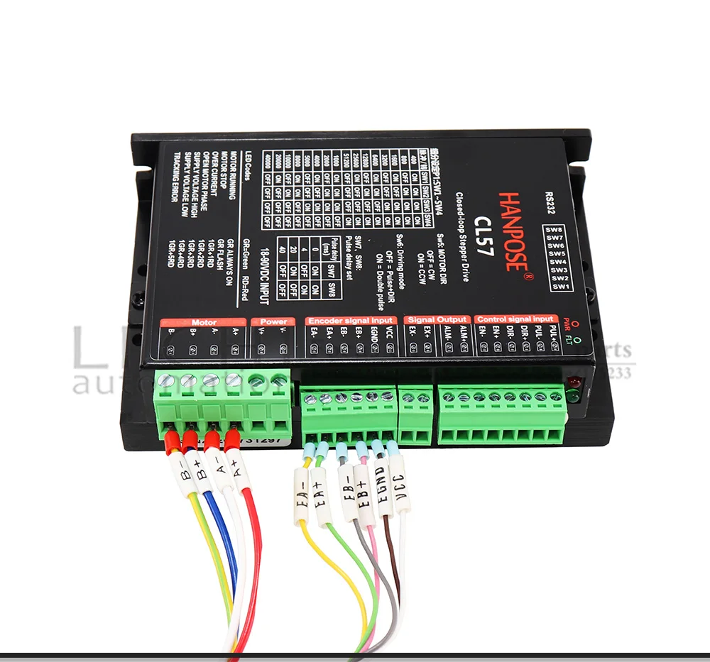 Nema23 57EH83A4001 Hybrid Stepper Motor CL57 Driver Kit 57X83mm Closed Loop 4.0A 2.6N.M 57CME26 Stepper Motor for CNC