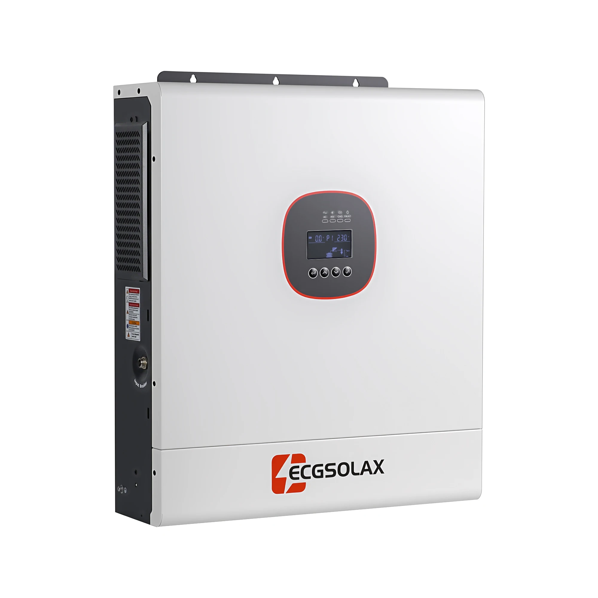ECGSOLAX 12KW Hybrid Solar Inverter 48V 230Vac With Dual MPPT 160A Solar Charger Pure Sine Wave Hybrid Inverter Built-in WIFI