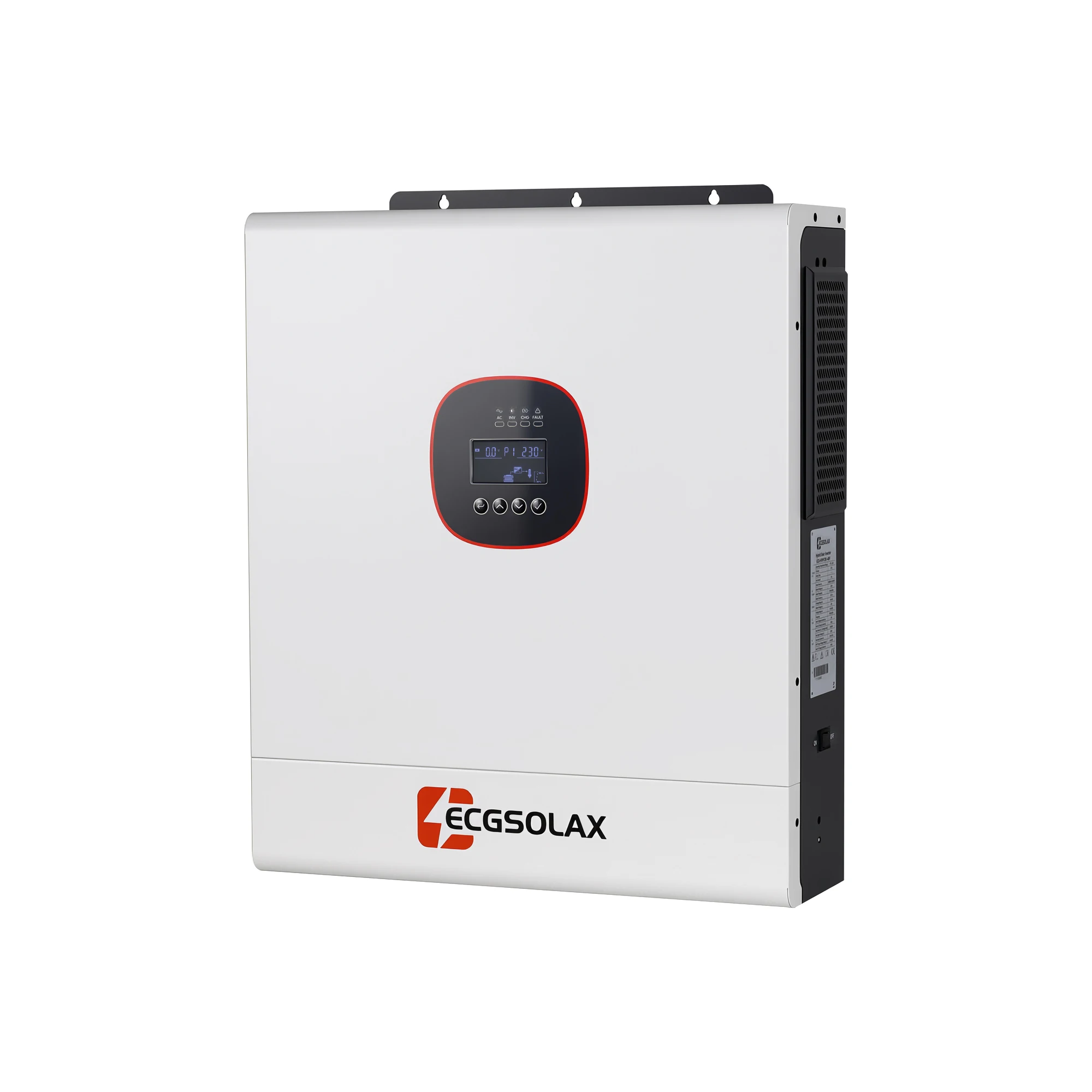 ECGSOLAX 12KW Hybrid Solar Inverter 48V 230Vac With Dual MPPT 160A Solar Charger Pure Sine Wave Hybrid Inverter Built-in WIFI