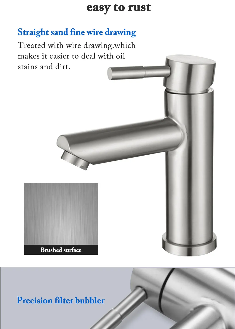 Basin Sink Bathroom Faucet Deck Mounted Hot Cold Water Basin Mixer Taps Matte Black Lavatory Sink Tap Crane(hose not include)