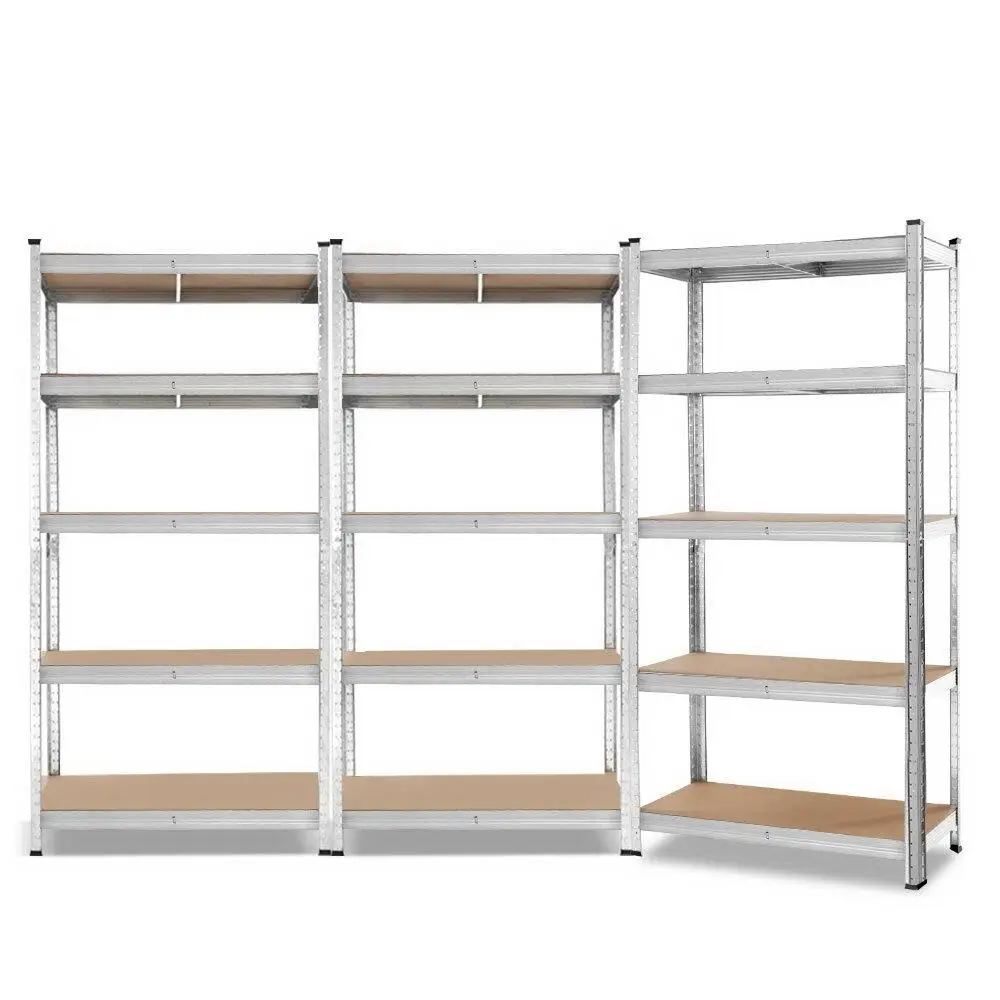 Heavy Duty 3x1.8M Warehouse Shelving Rack Garage Metal Storage Shelves High Capacity Organizer