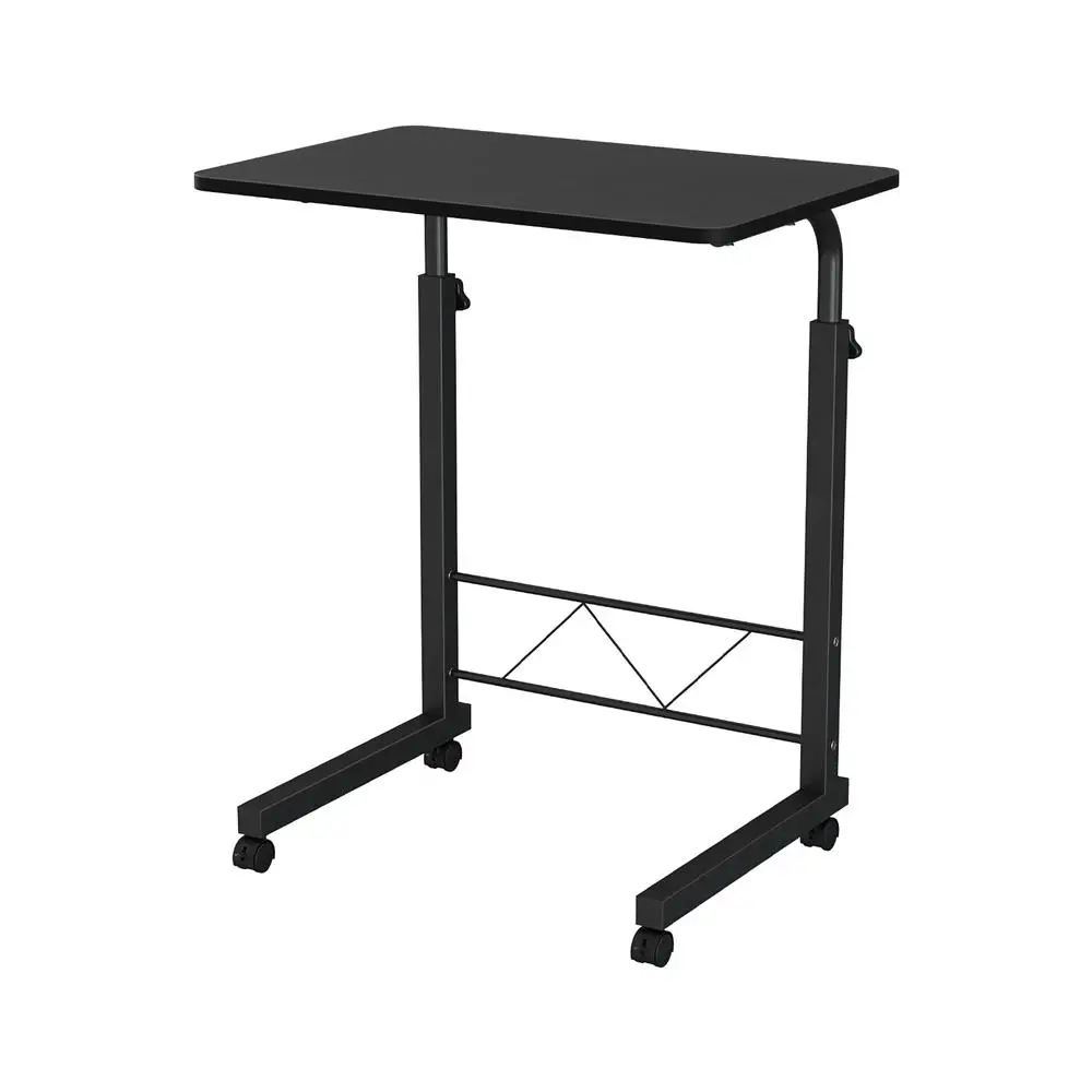 Adjustable Laptop Desk Table 60CM Black Foldable Portable Bed Table for Home Office Study Computer Tray Stand