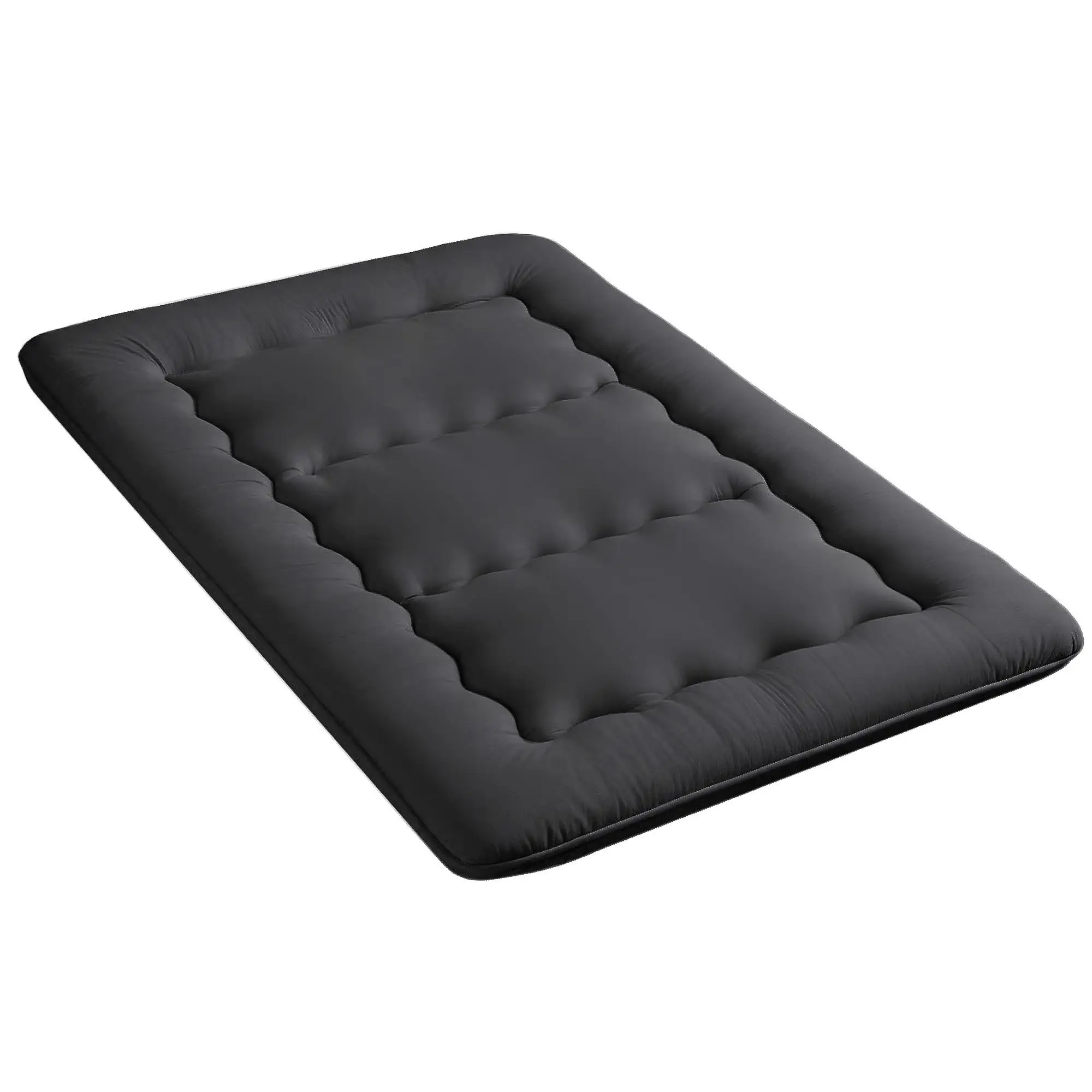 10cm Japanese Foldable Floor Mattress Washable Cover with Straps Futon Bed Pad Portable Tatami Sleeping Mat