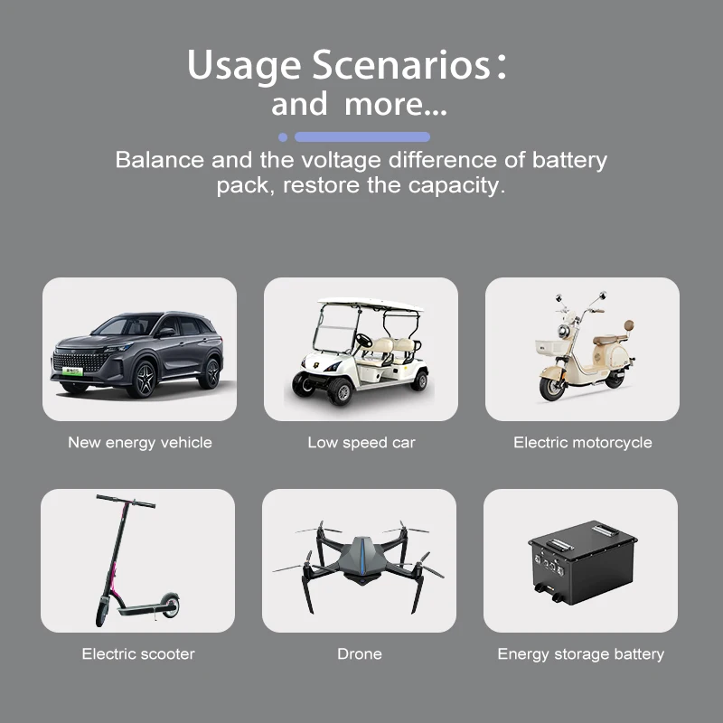 2‑24S 2‑32S Lithium Battery Equalizer 3‑4A 7A 25A Intelligent Automatic Balancer for NCM LFP LTO Battery Pack Repair Maintenance Tool